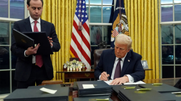 Donald Trump signs executive orders