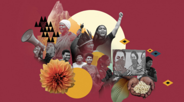 illustration of women political figures