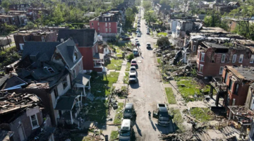 St. Louis after tornado