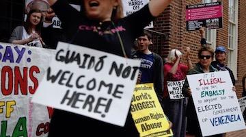 Venezuelan Embassy in DC Under Siege by Guaido’s Racist Mob