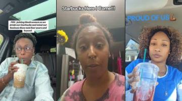 TikTokers bragging about going to starbucks